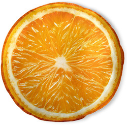 Kulatý polštář Pomeranč