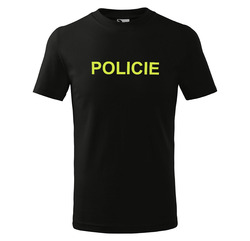 Tričko Policie – nápis – dětské