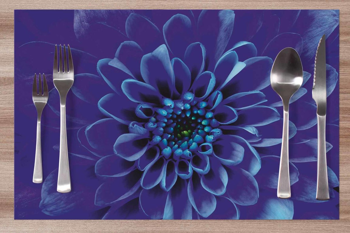 IMPAR Prostírání Modrý květ 42x28 cm