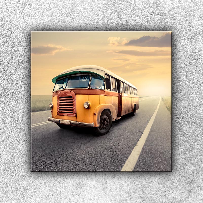 Foto na plátno Retro autobus 2 50x50 cm