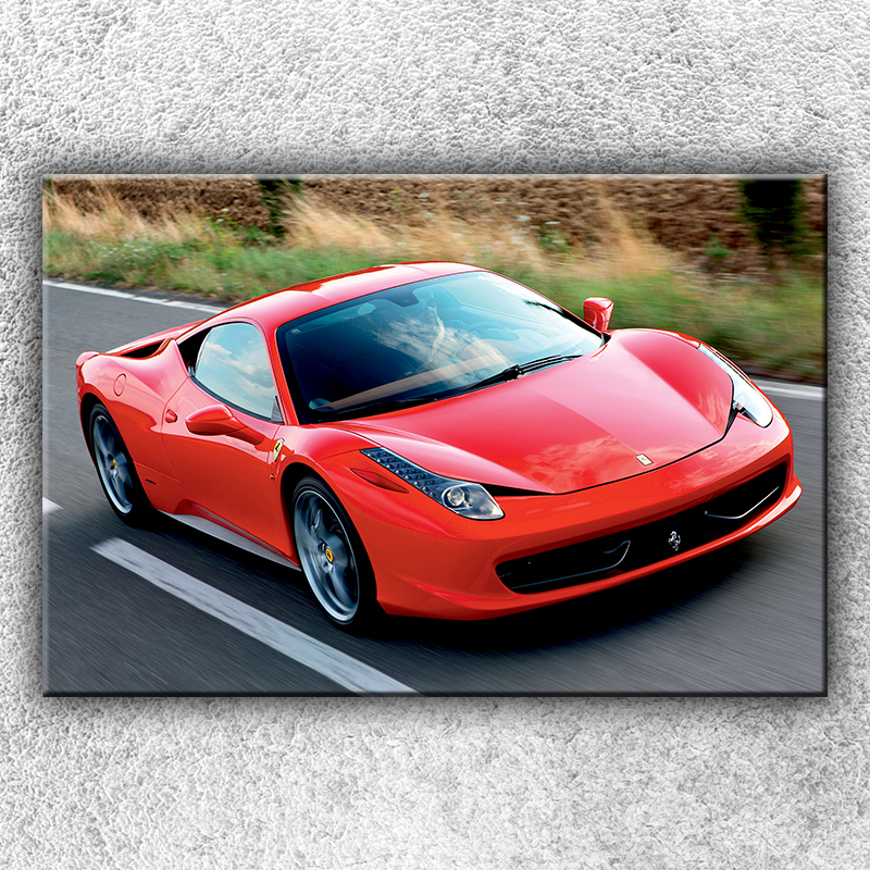 IMPAR Foto na plátno Červené Ferrari 2 120x80 cm