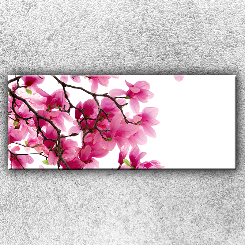 IMPAR Fotografie na plátno Růžová větvička 1 120x50 cm
