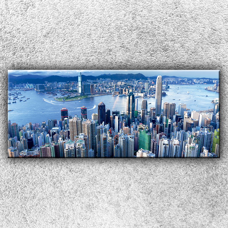 IMPAR Fotografie na plátno Panorama města 3 120x50 cm