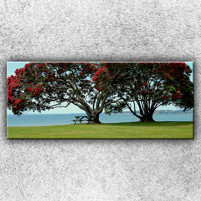 IMPAR Foto na plátno Červené stromy 1 120x50 cm