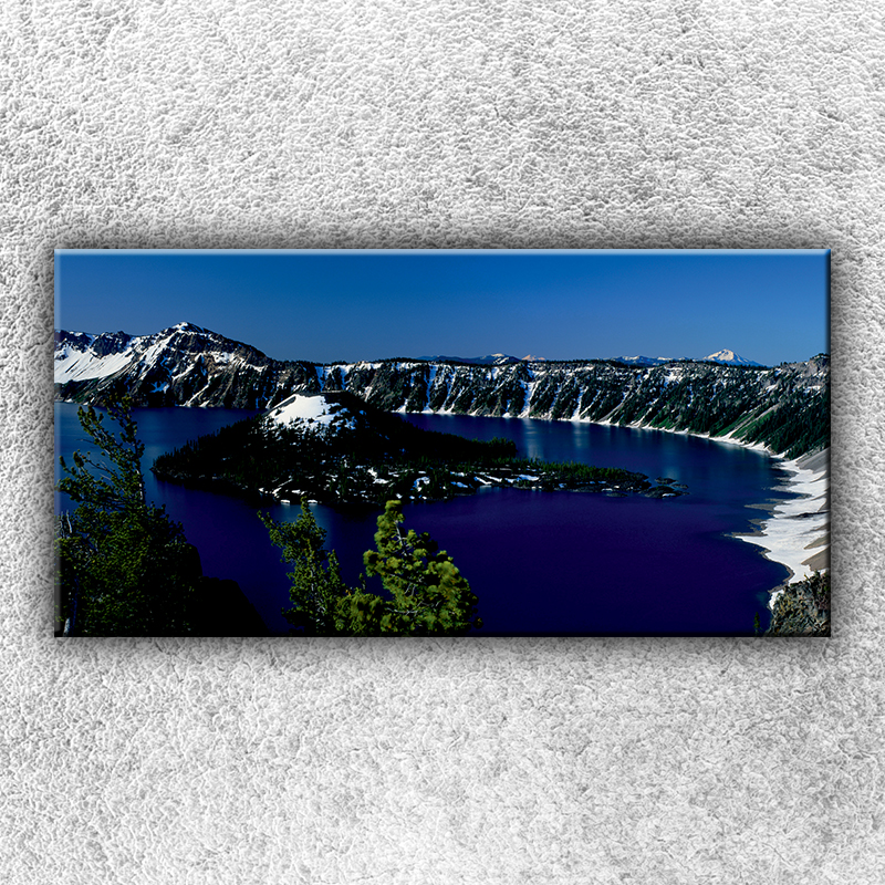 IMPAR Foto na plátno Jezero v horách 100x50 cm