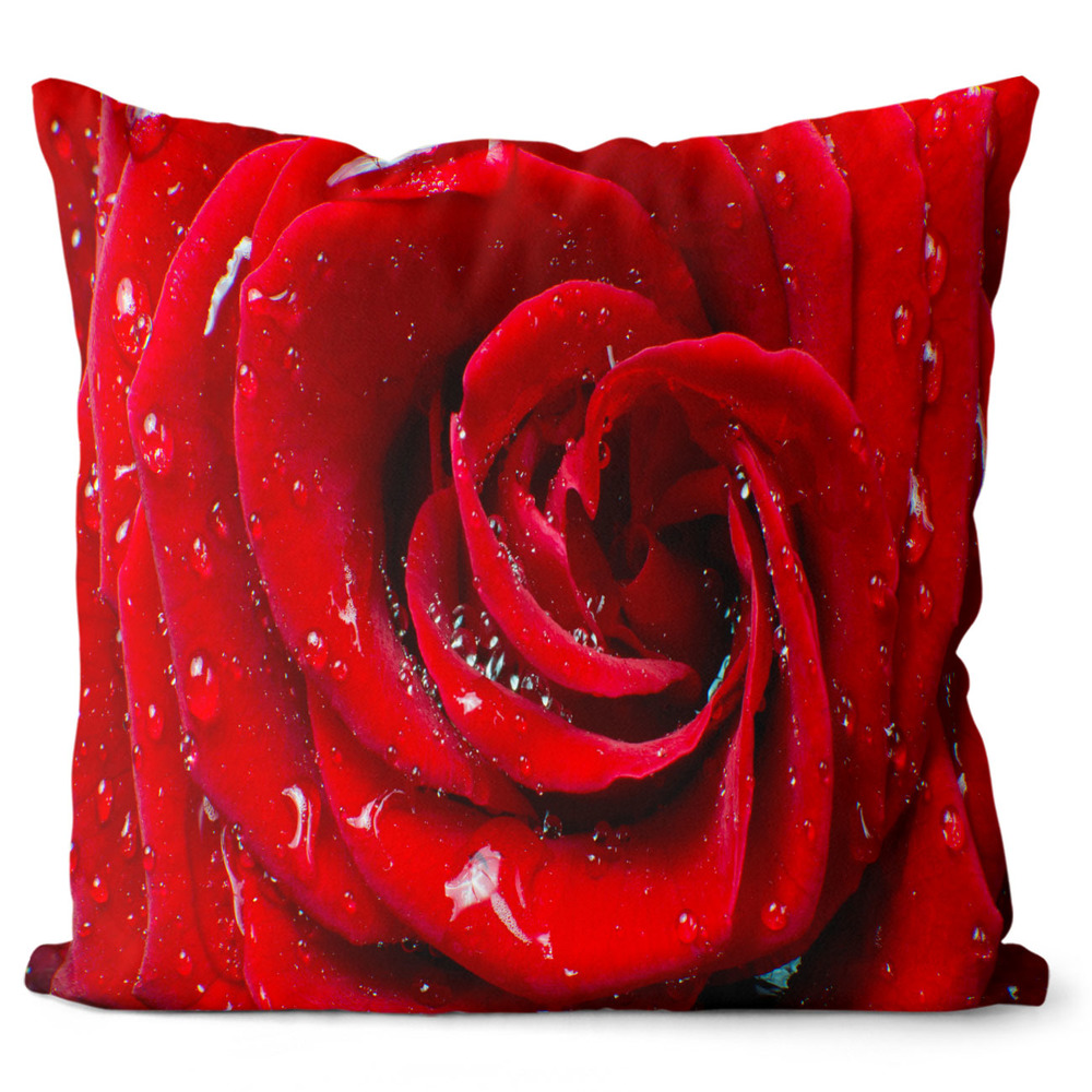 IMPAR Polštář Růže 40x40 cm (Velikost: 40 x 40 cm)