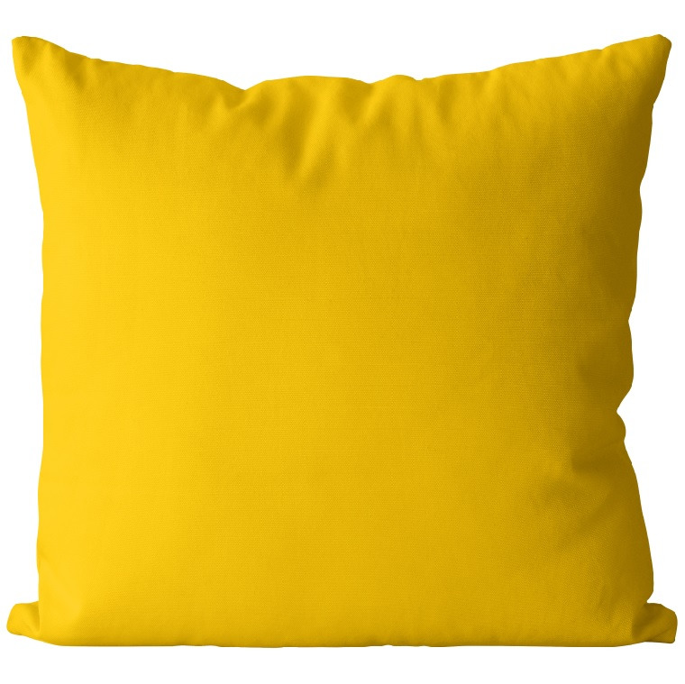 Polštář Žlutý sytý (Velikost: 55 x 55 cm, Výplň 55x55: )