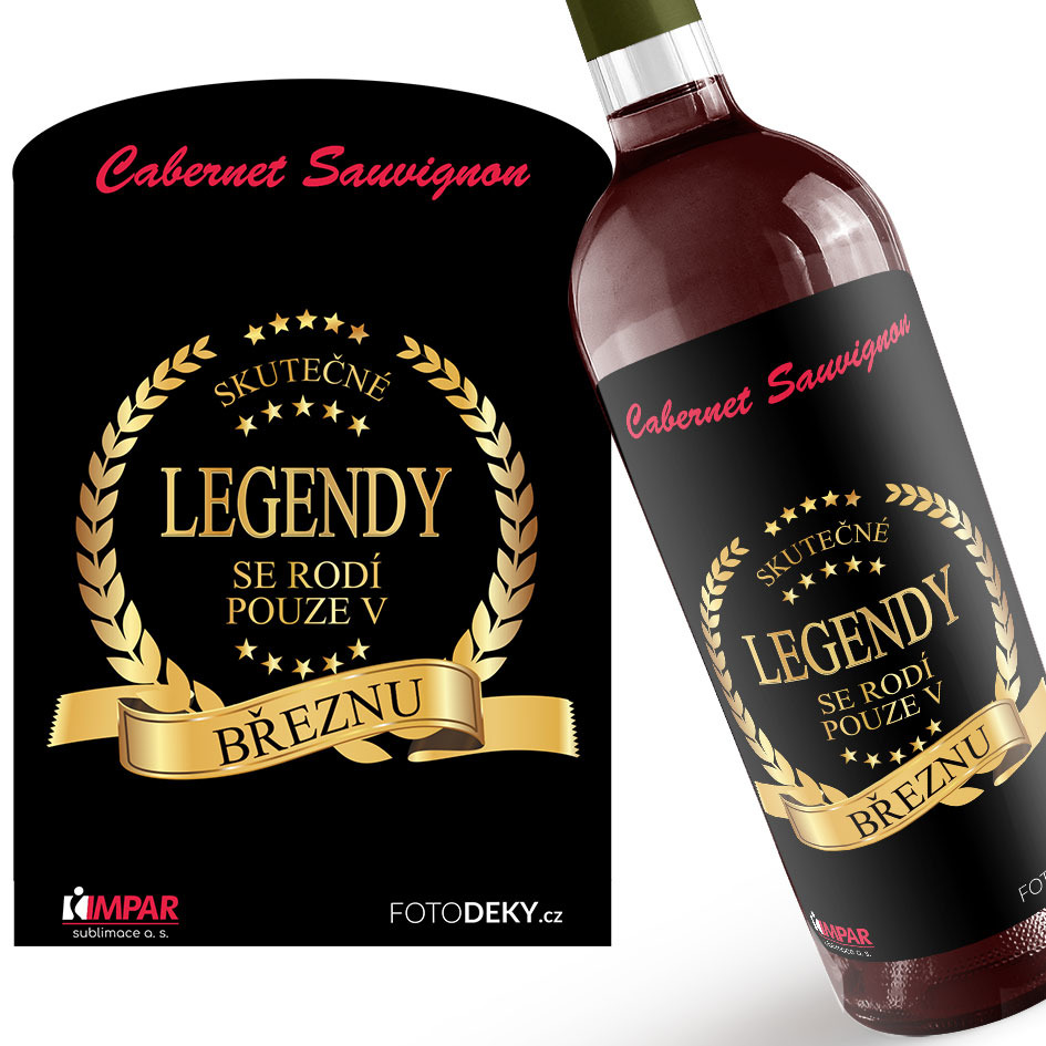 Víno Skutečné legendy (Druh Vína: Červené víno, Měsíc: 03 – Březen)