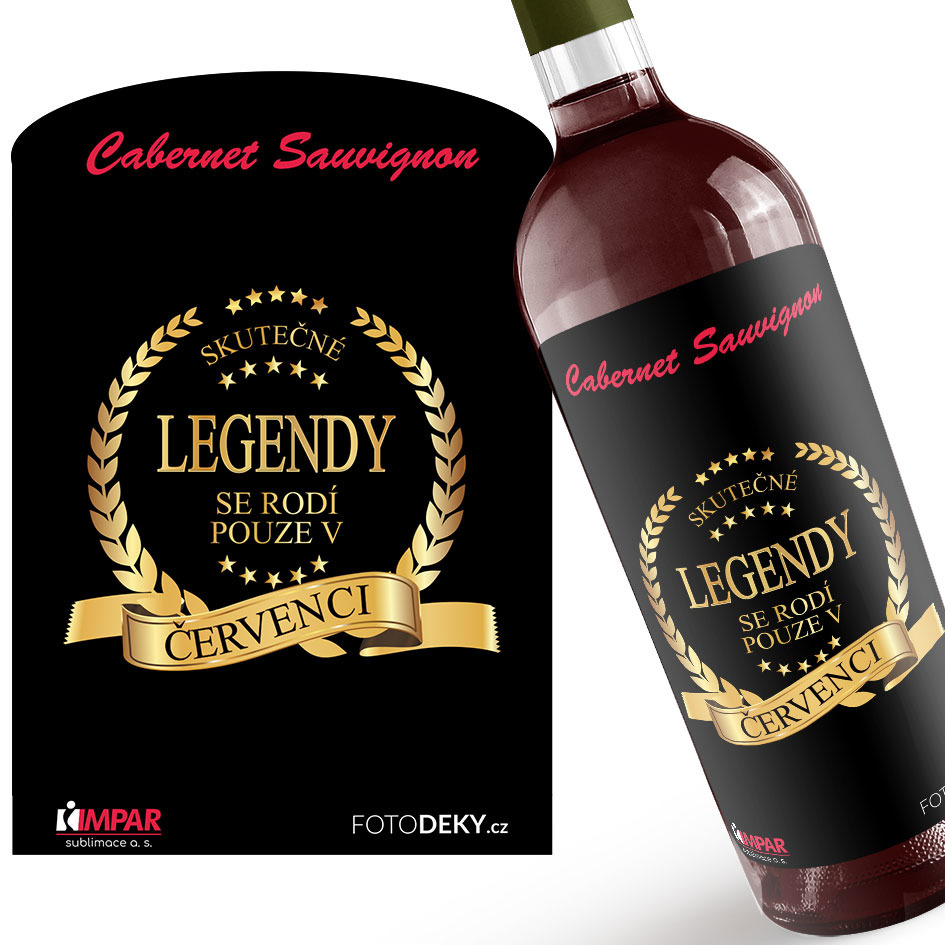 Víno Skutečné legendy (Druh Vína: Červené víno, Měsíc: 07 – Červenec)
