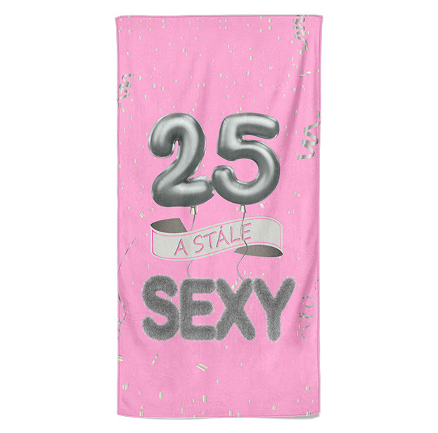 Osuška Stále sexy – růžová (věk: 25)