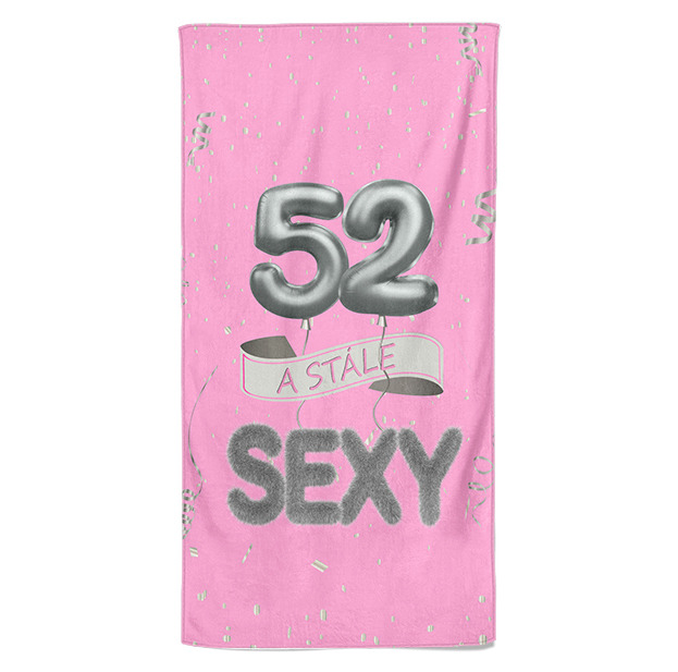 Osuška Stále sexy – růžová (věk: 52)