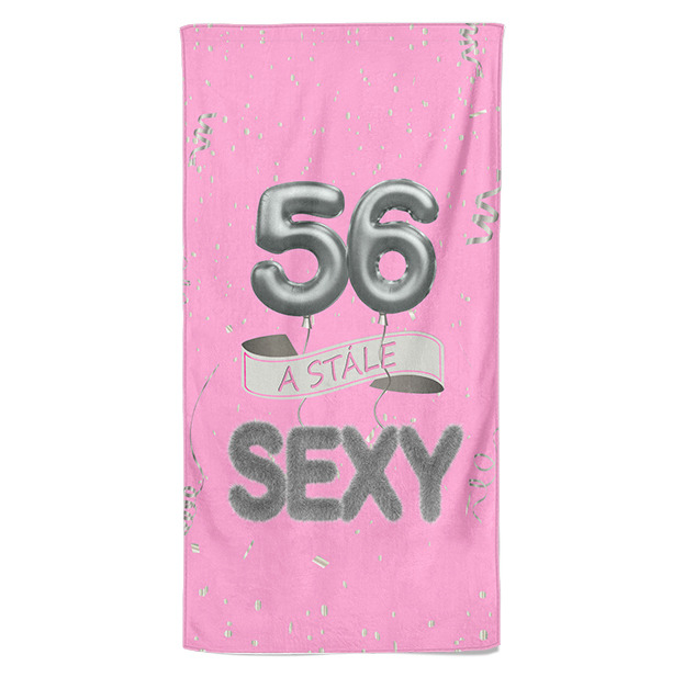 Osuška Stále sexy – růžová (věk: 56)