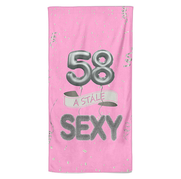 Osuška Stále sexy – růžová (věk: 58)