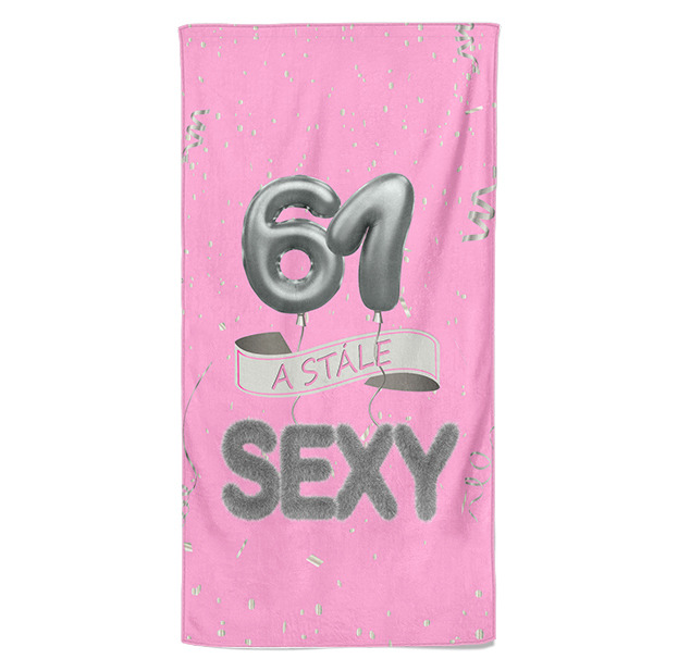 Osuška Stále sexy – růžová (věk: 61)