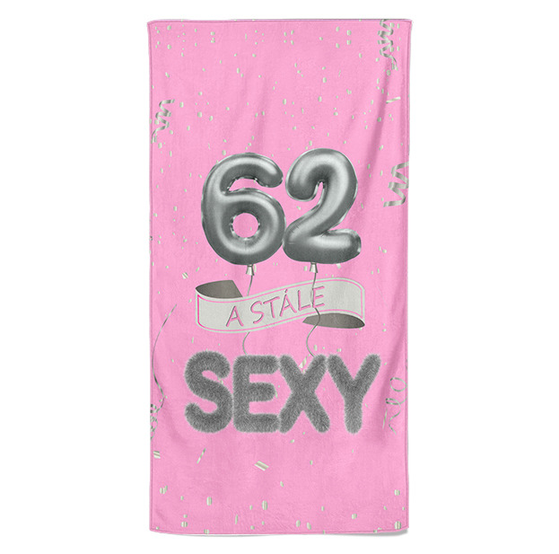 Osuška Stále sexy – růžová (věk: 62)