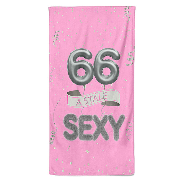 Osuška Stále sexy – růžová (věk: 66)