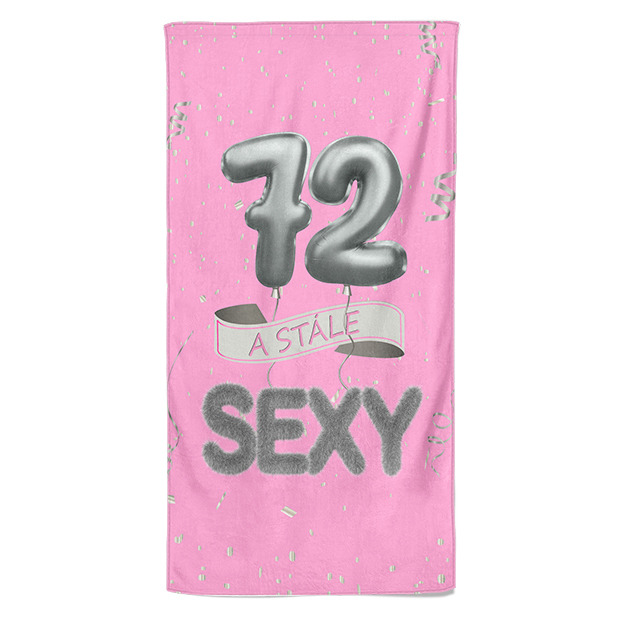 Osuška Stále sexy – růžová (věk: 72)
