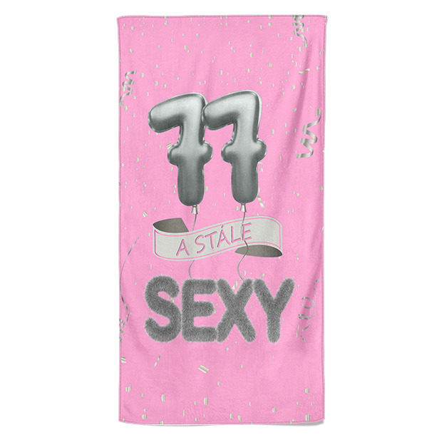 Osuška Stále sexy – růžová (věk: 77)