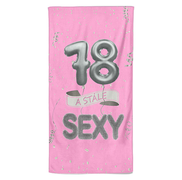 Osuška Stále sexy – růžová (věk: 78)