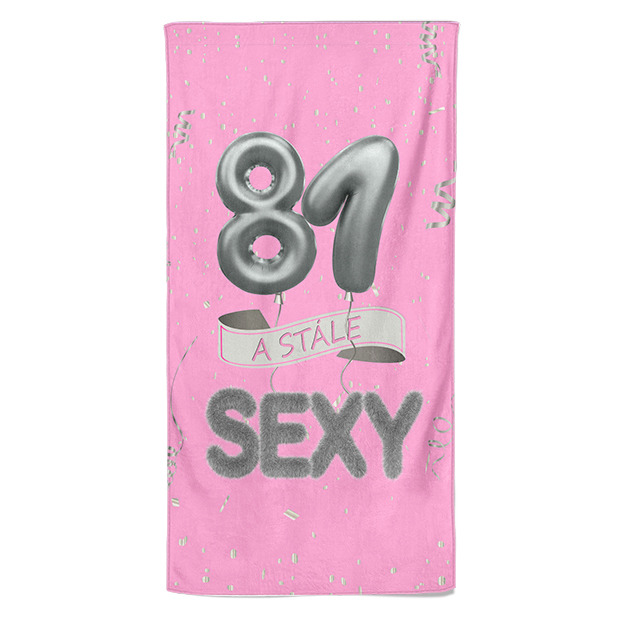 Osuška Stále sexy – růžová (věk: 81)