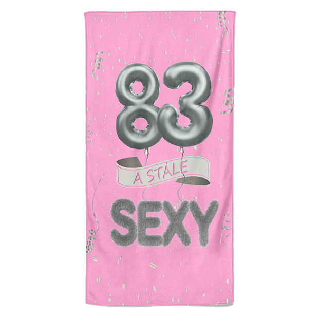 Osuška Stále sexy – růžová (věk: 83)