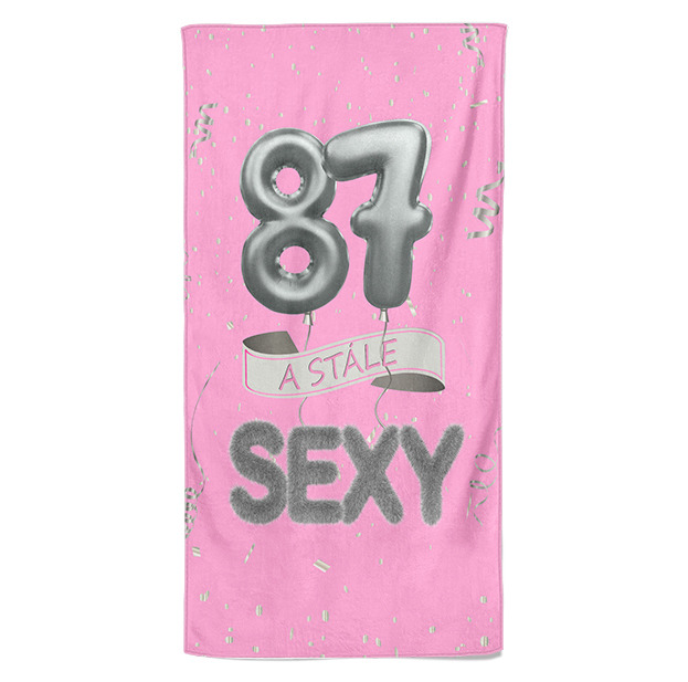 Osuška Stále sexy – růžová (věk: 87)