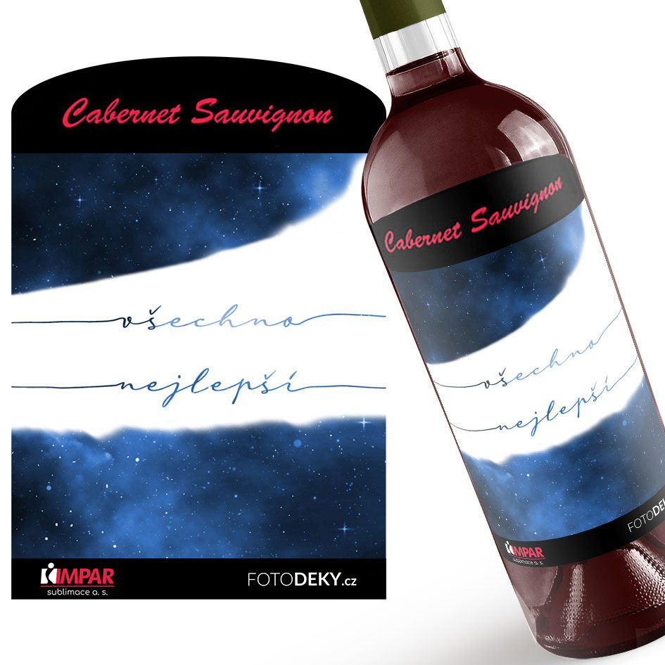 Víno Všechno nejlepší – vesmír (Druh Vína: Červené víno)
