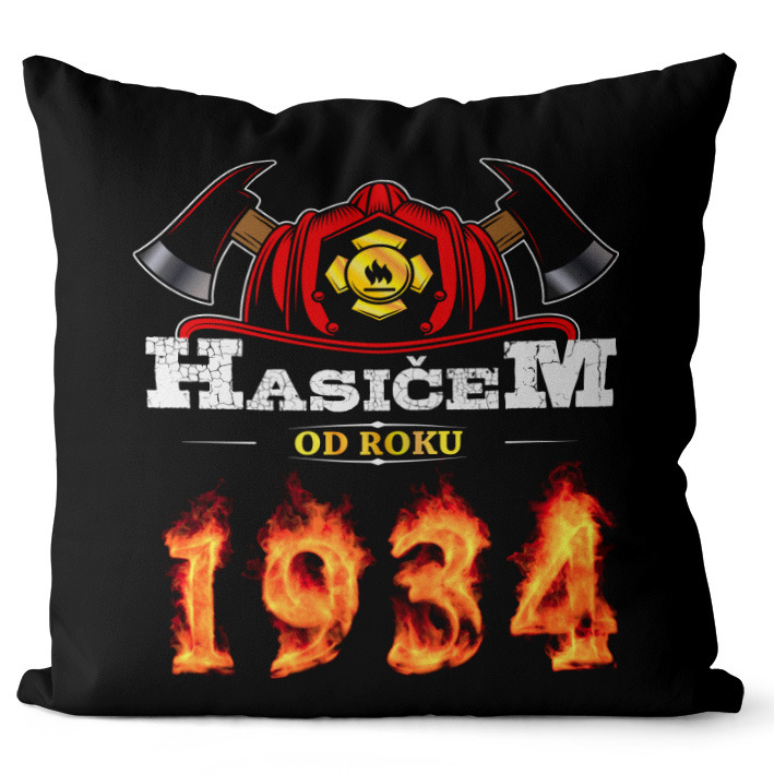 Polštář Hasičem od roku