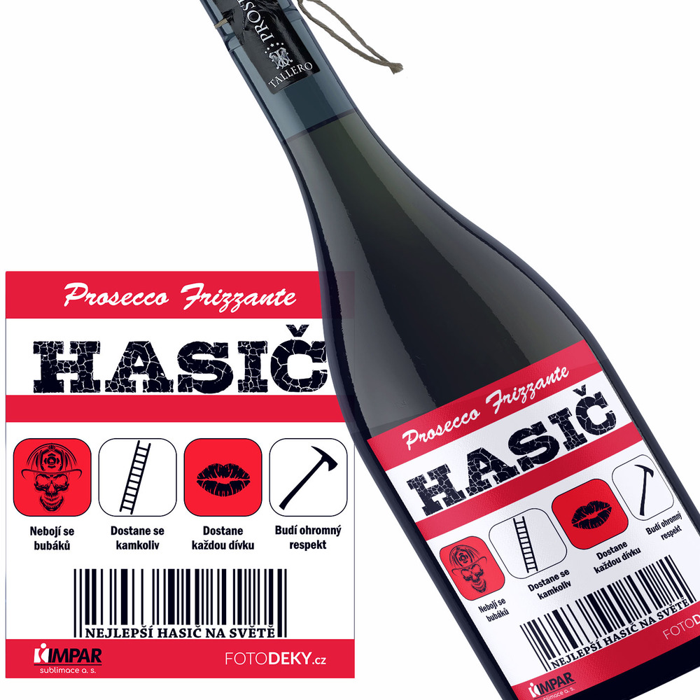 Víno Hasič 100% (Druh Vína: Prosecco)