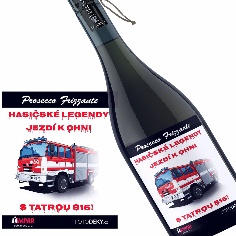 Víno Hasičské legendy – Tatra 815 (Druh Vína: Prosecco)