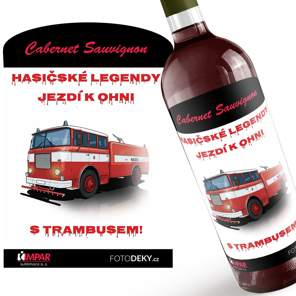 Víno Hasičské legendy – Trambus (Druh Vína: Červené víno)