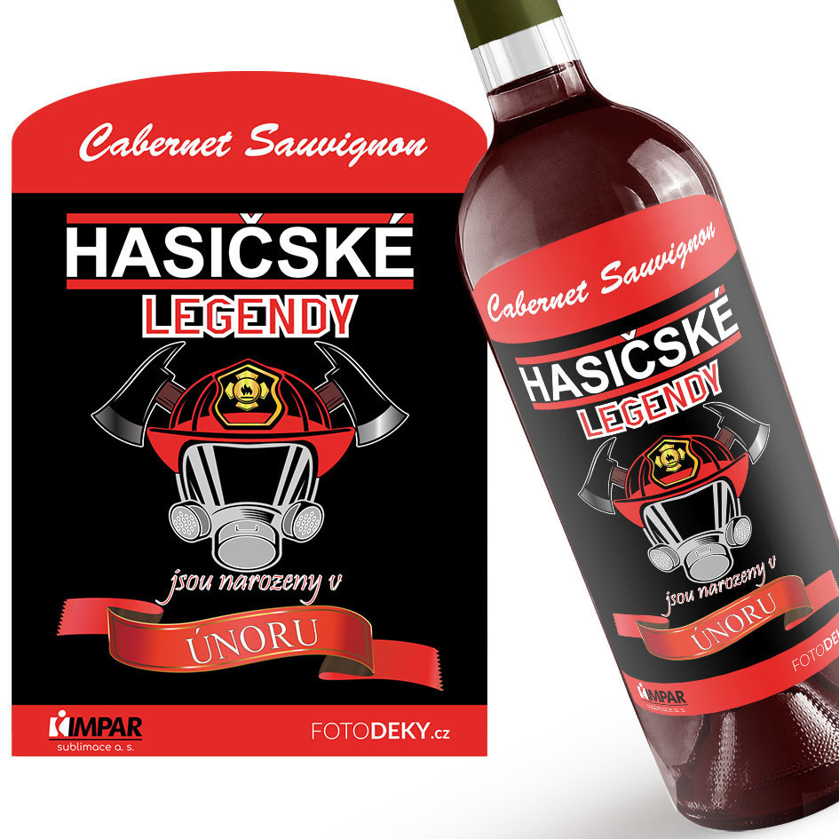 Víno Hasičské legendy (Druh Vína: Červené víno, Měsíc: 02 – Únor)