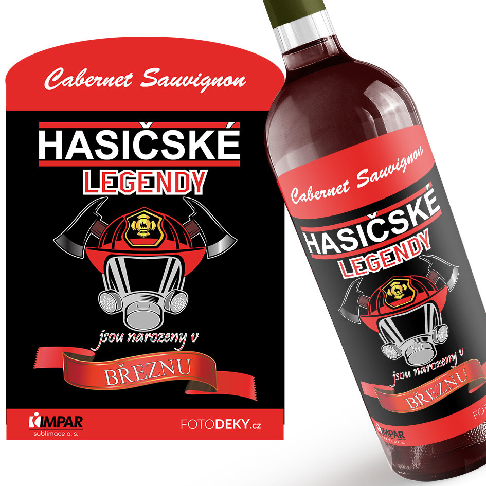 Víno Hasičské legendy (Druh Vína: Červené víno, Měsíc: 03 – Březen)