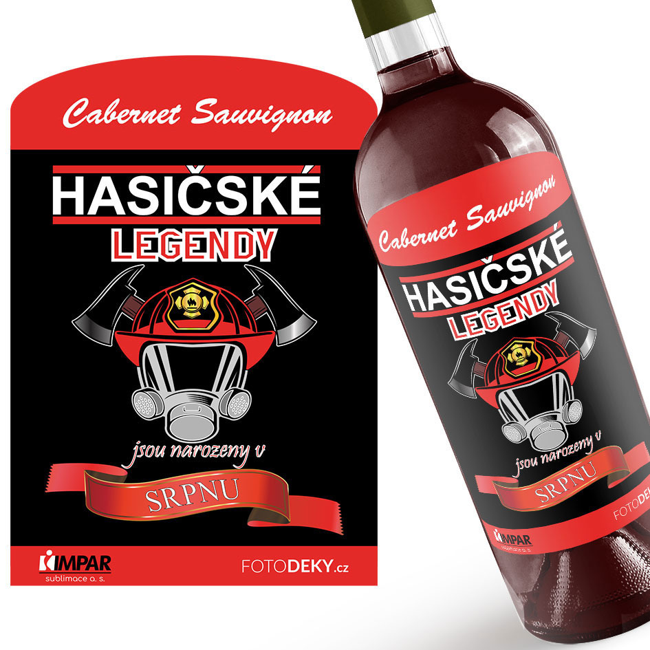 Víno Hasičské legendy (Druh Vína: Červené víno, Měsíc: 08 – Srpen)