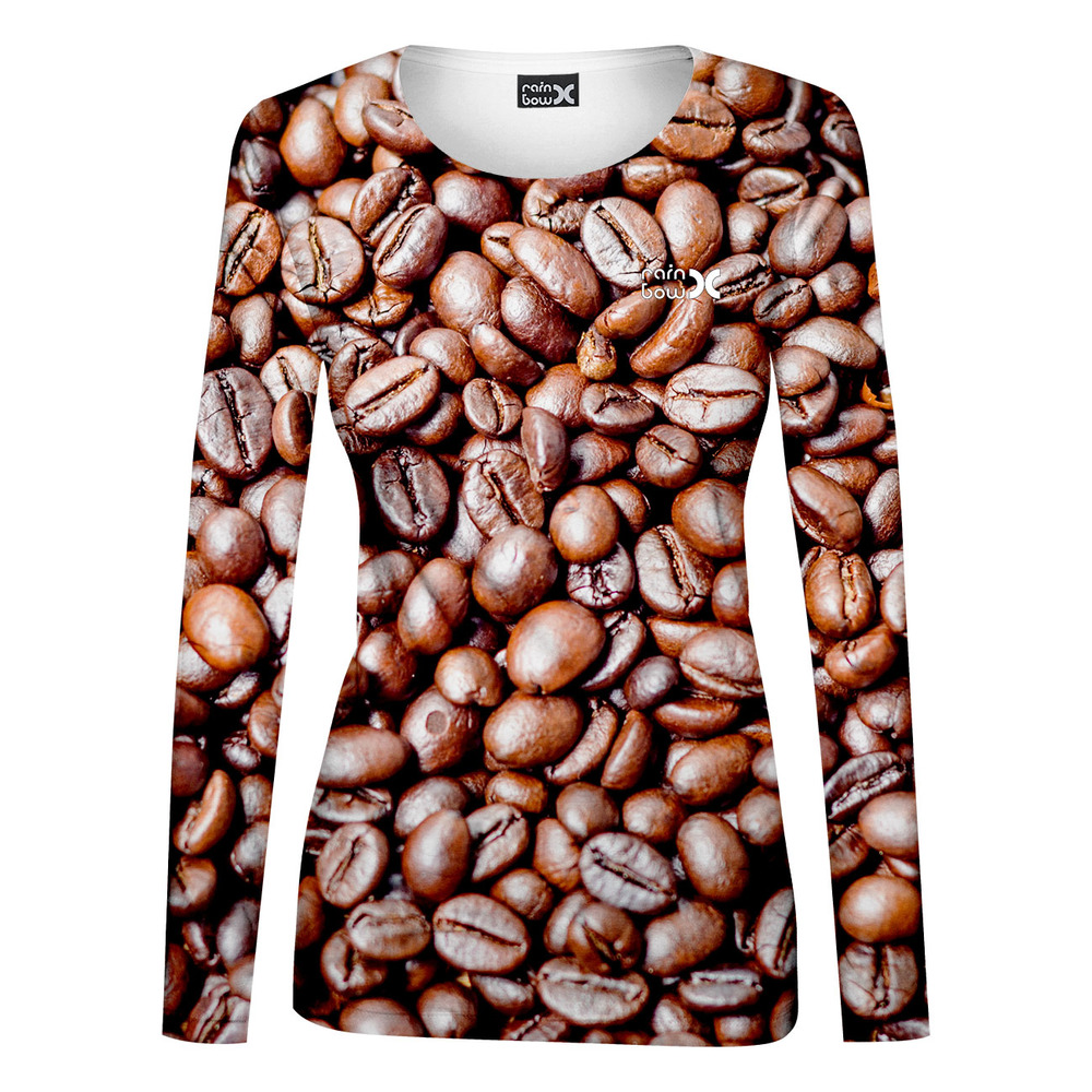 Tričko Coffee – dámské (dlouhý rukáv) (Velikost: XXL)