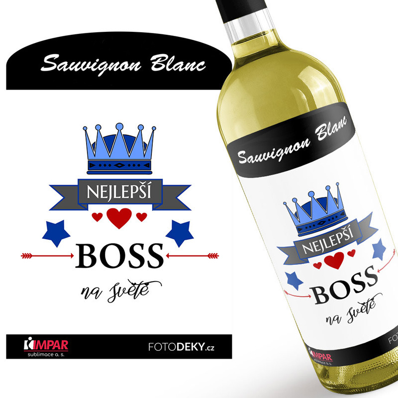 Víno Nejlepší boss na světě (Druh Vína: Bílé víno)