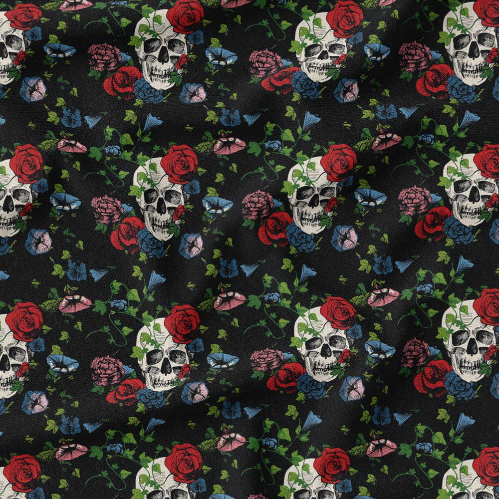 Tričkovina – Flower skulls