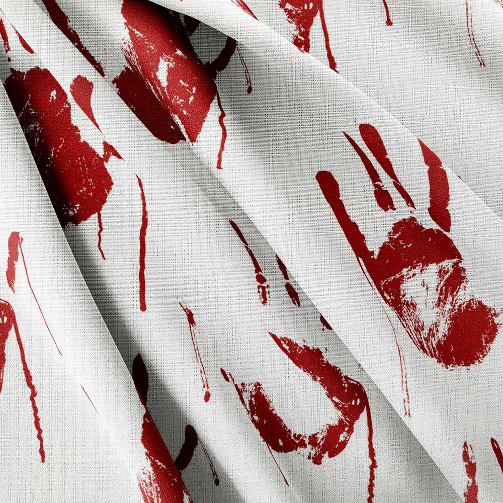 Strukturovaná tkanina – Bloody hand