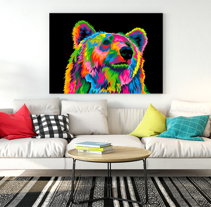 Obraz Bear (Rozměr obrazu: 120x80)