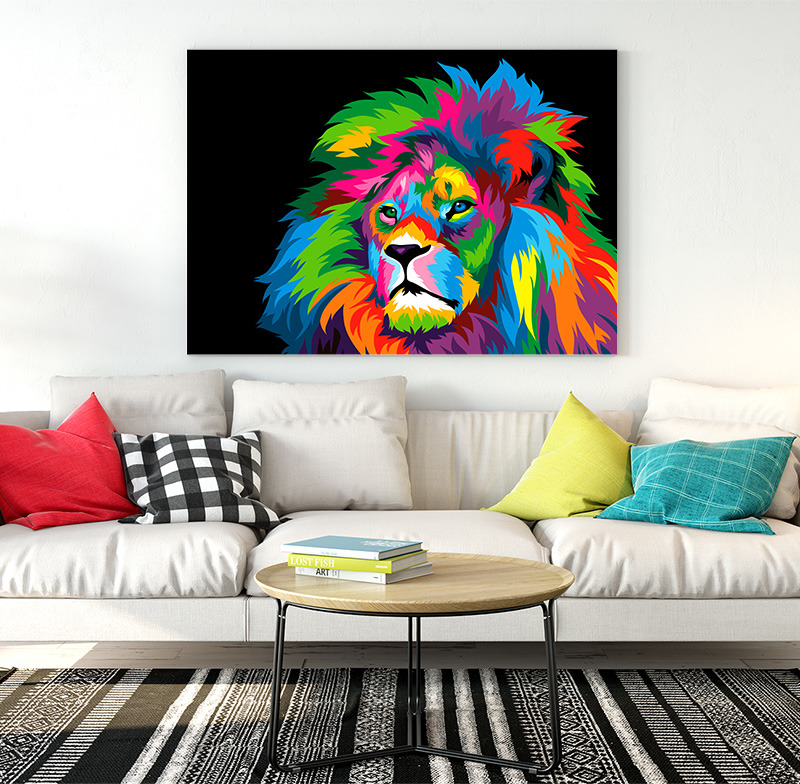 Obraz Lion (Rozměr obrazu: 120x80)