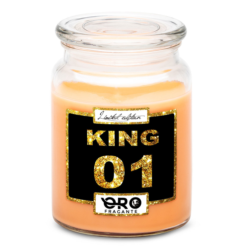 Svíčka King 01 (Vůně svíčky: Tropické ovoce)