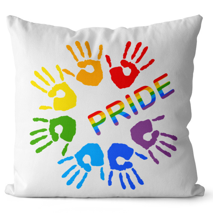 Polštář LGBT Pride (Velikost: 40 x 40 cm)