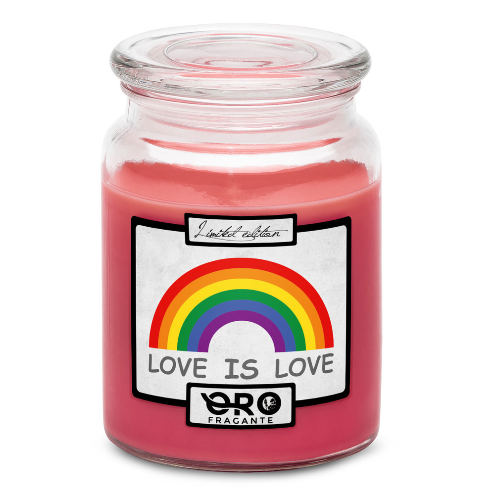 Svíčka LGBT Rainbow (Vůně svíčky: Višně v čokoládě)