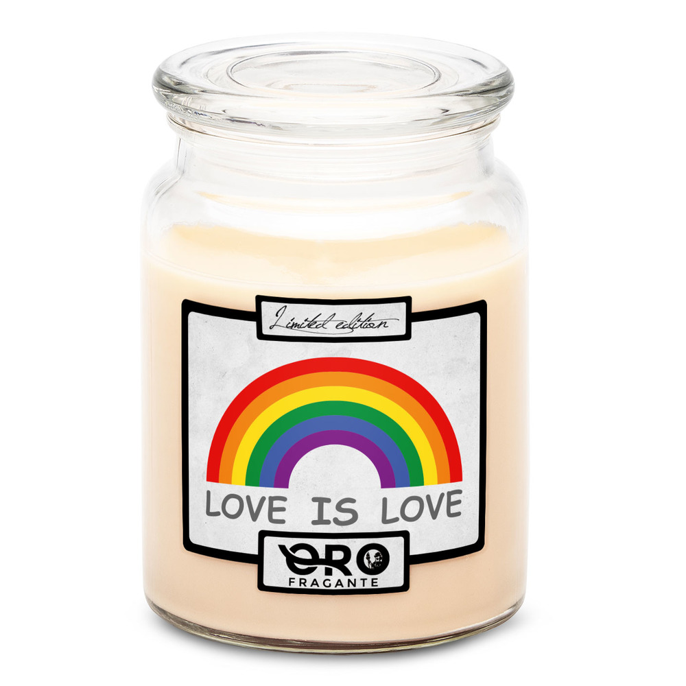Svíčka LGBT Rainbow (Vůně svíčky: Vanilka)
