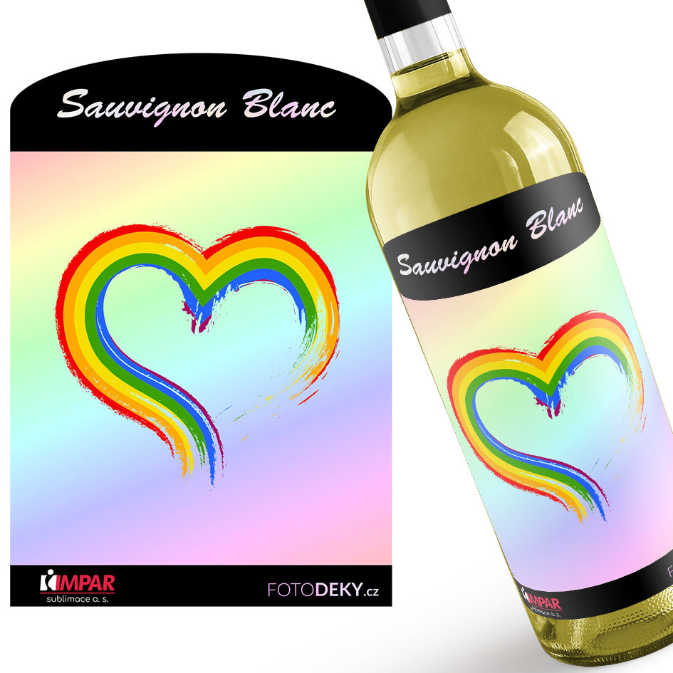 Levně Víno LGBT Heart (Druh Vína: Bílé víno)