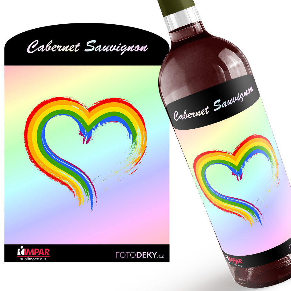 Víno LGBT Heart (Druh Vína: Červené víno)