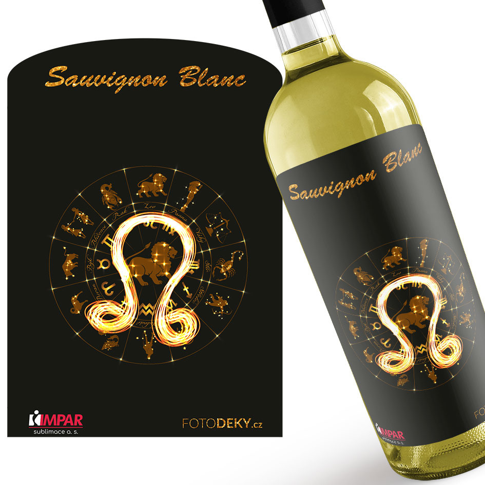 Víno Symbol znamení - Lev (23.7. - 22.8.) (Druh Vína: Bílé víno)