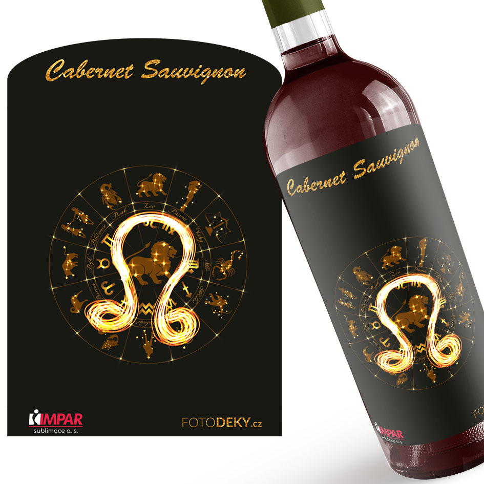 Víno Symbol znamení - Lev (23.7. - 22.8.) (Druh Vína: Červené víno)