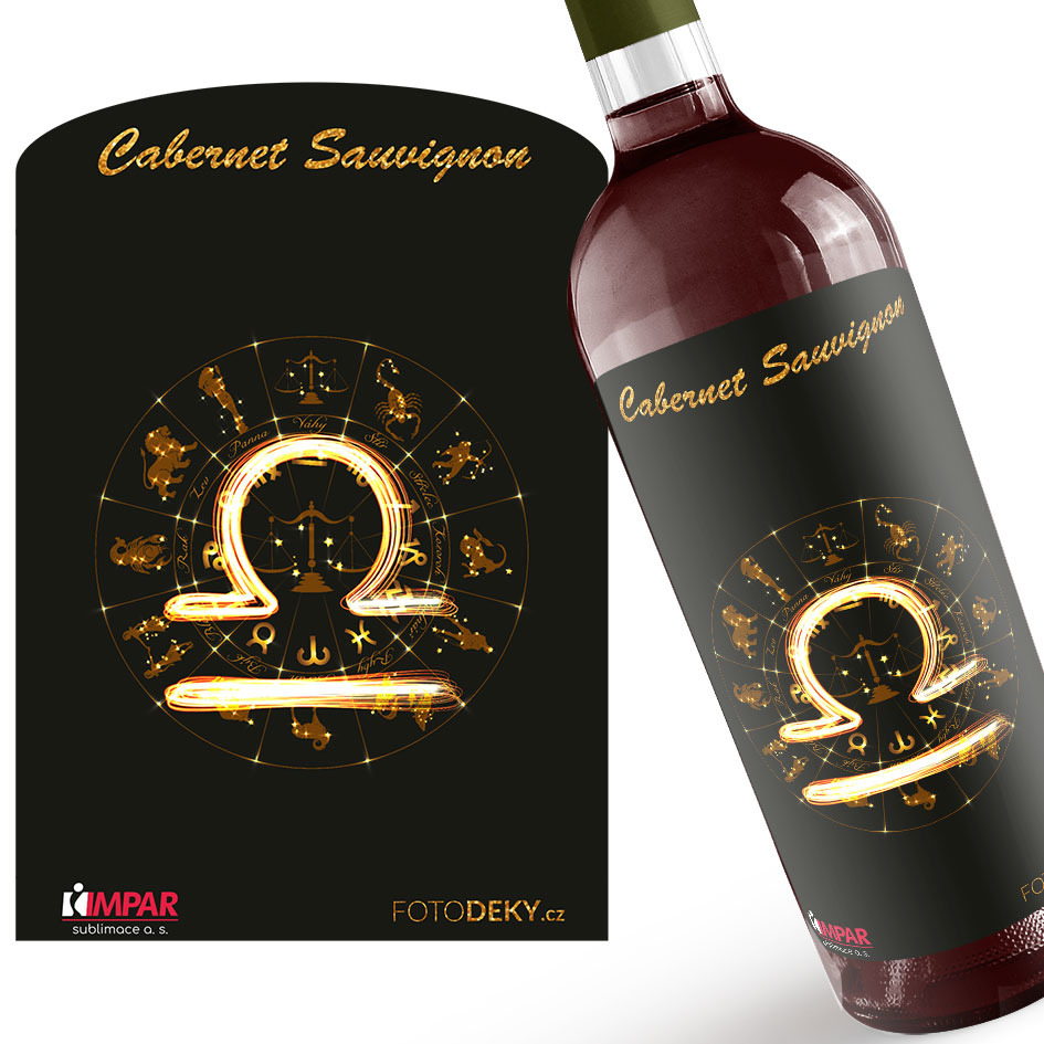 Víno Symbol znamení - Váhy (23.9. - 22.10.) (Druh Vína: Červené víno)