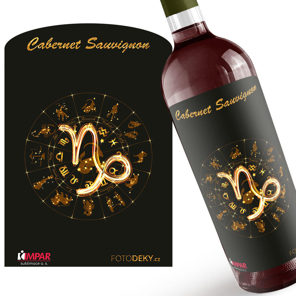 Víno Symbol znamení - Kozoroh (22.12. - 20.1.) (Druh Vína: Červené víno)